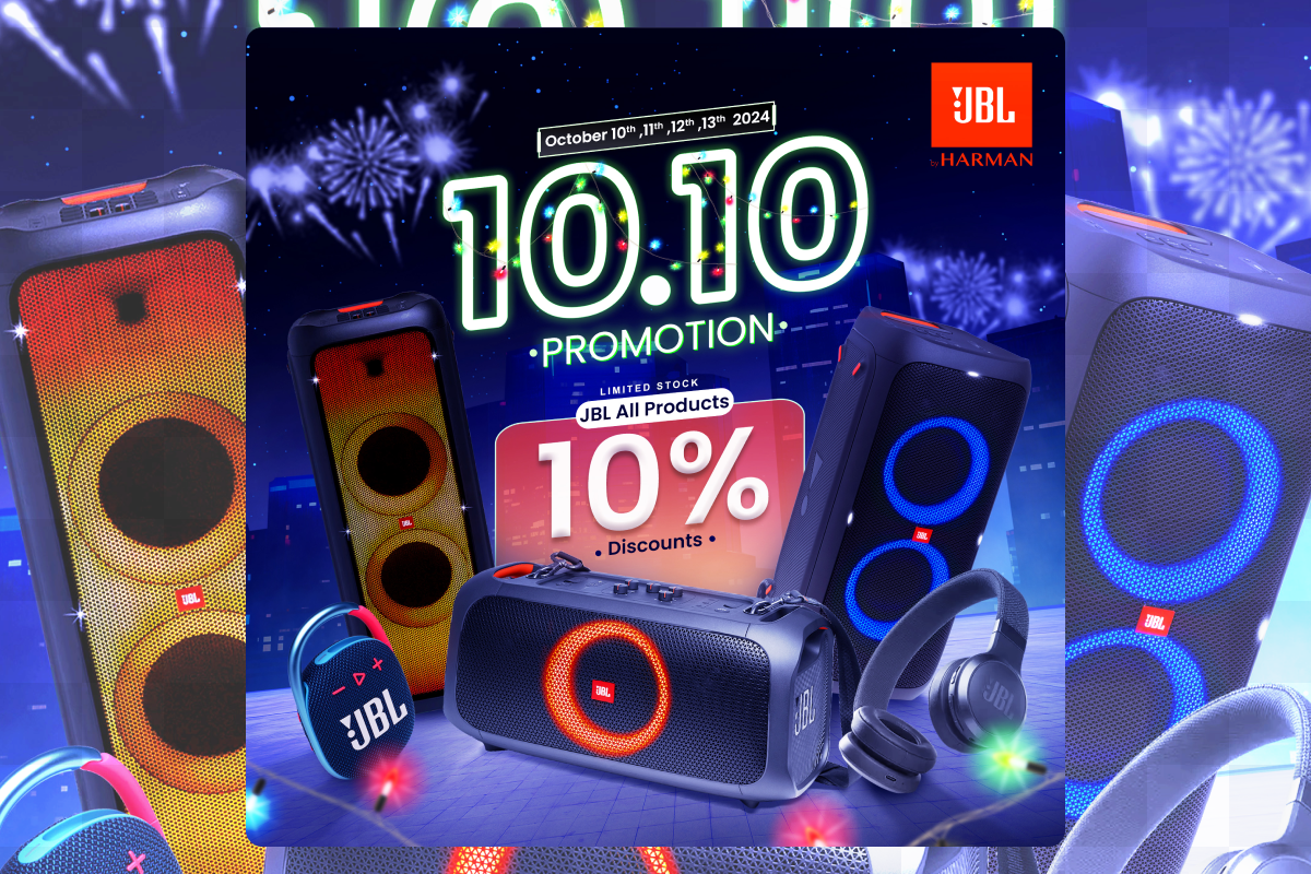 10/10 JBL Promotion ( 10% off for all JBL products )